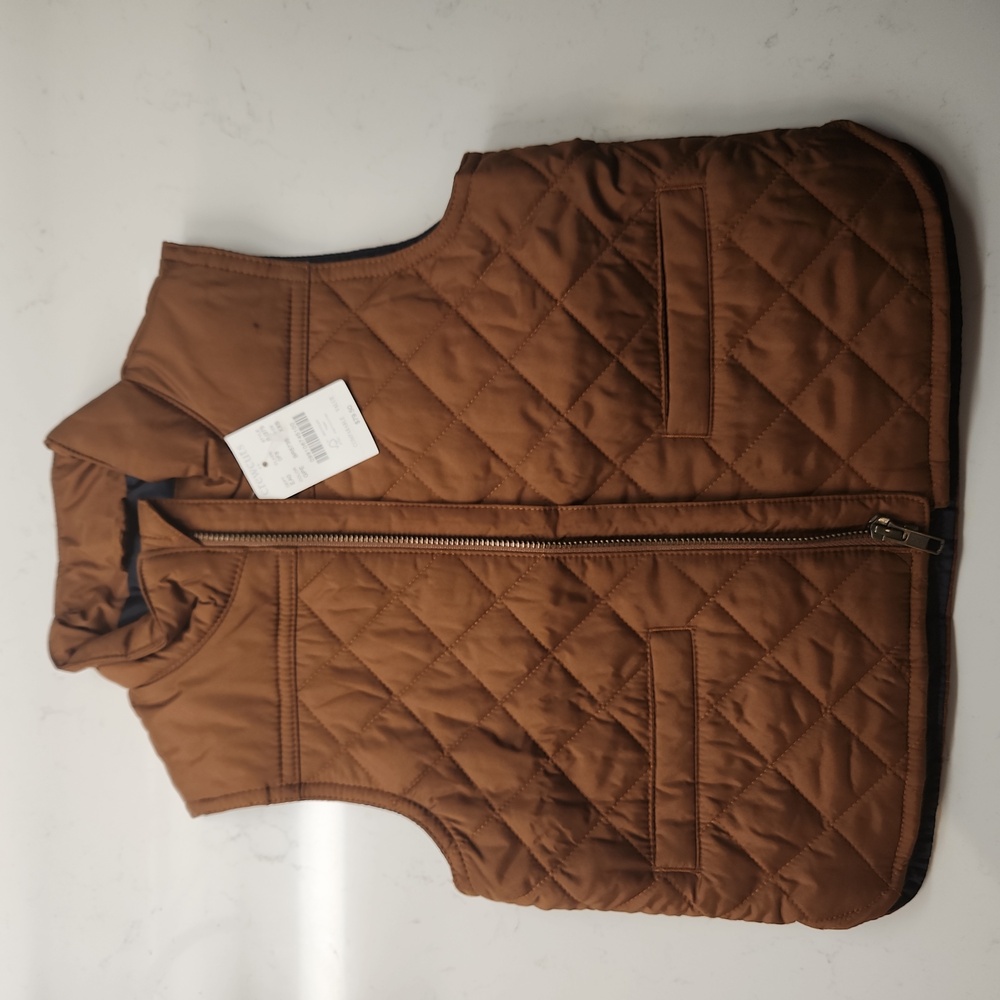 Crewcuts by JCrew Boys Walker Vest in Caramel Size XXS